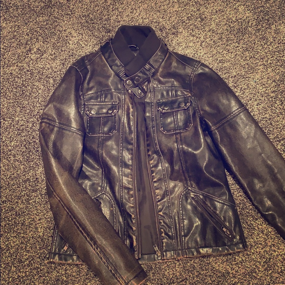 Leather jacket